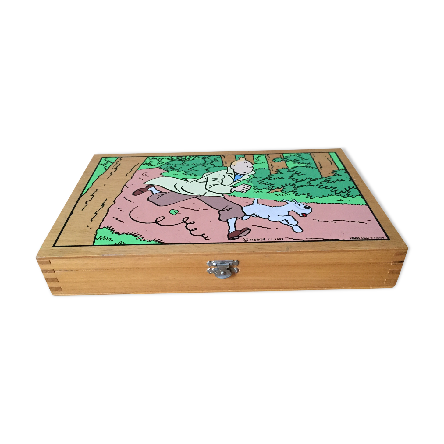 Vilac educational game, Tintin 1992 wooden cubes