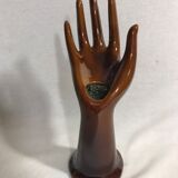 Old hand ceramic brown