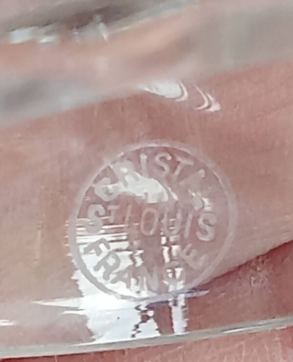 Série de 14 verres à apéritif cristal Saint Louis