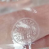 Set of 14 Saint Louis crystal aperitif glasses