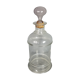 Old bottle of 19th century blown glass