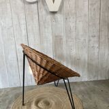 Vintage basket chair