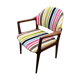 Scandinavian chair in solid teak with Nobilis fabric