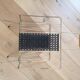 Magazine holder vintage brass structure metallic canage