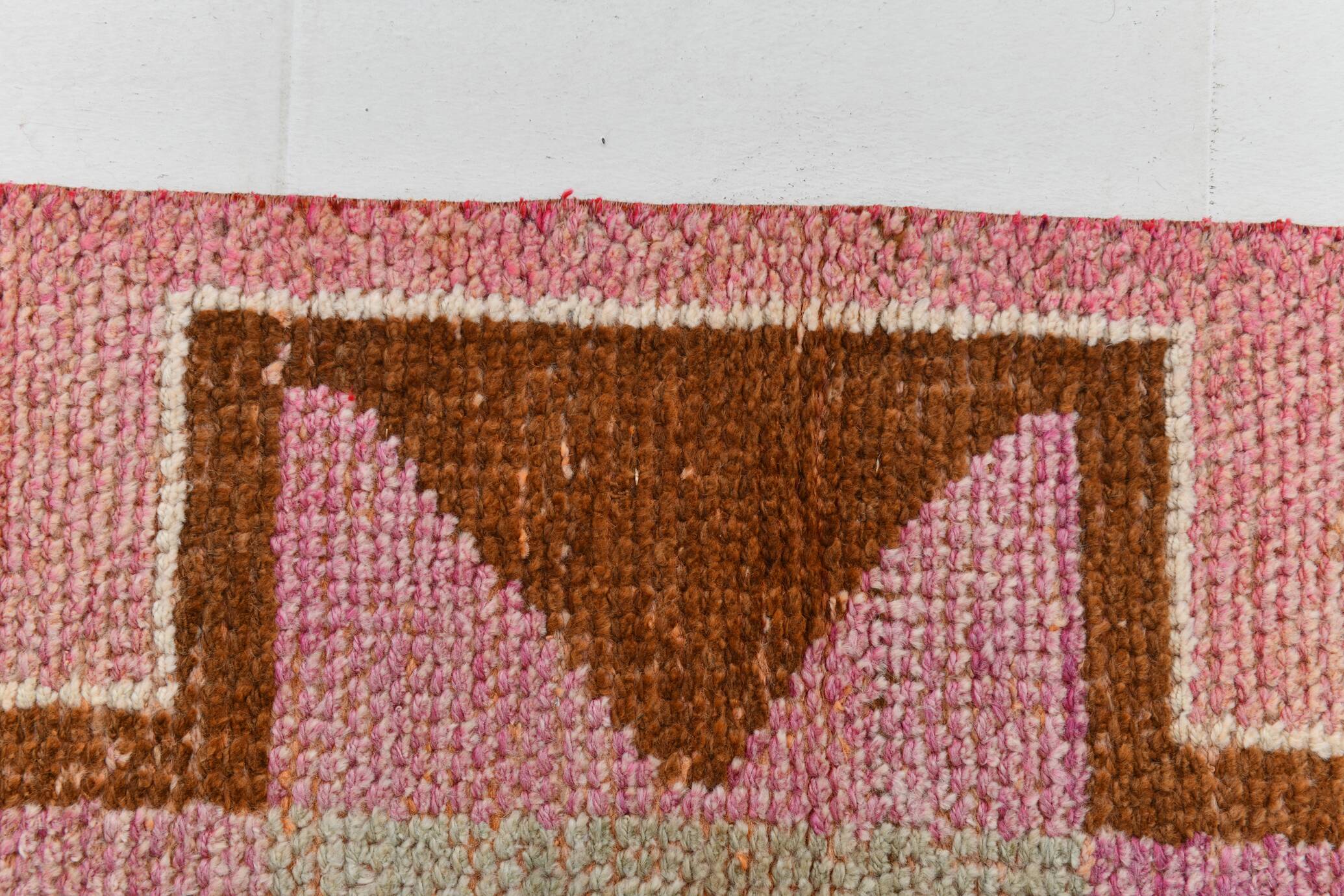 Pink Orange Turkish Runner Rug 87x316Cm SK 23422