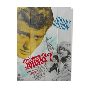 D'ou viens tu Johnny affiche originale