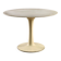 Vintage metal table with marble top, Italian design from the 1970s.