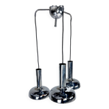 Lampe à Suspension Space Age Chrome, 1970s