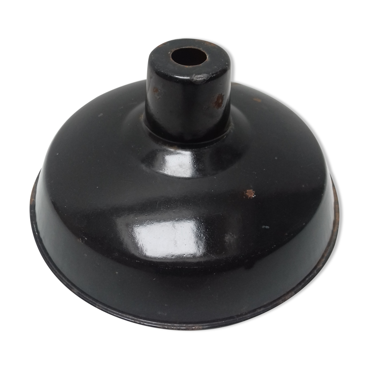 Black enamelled day blind 30cm