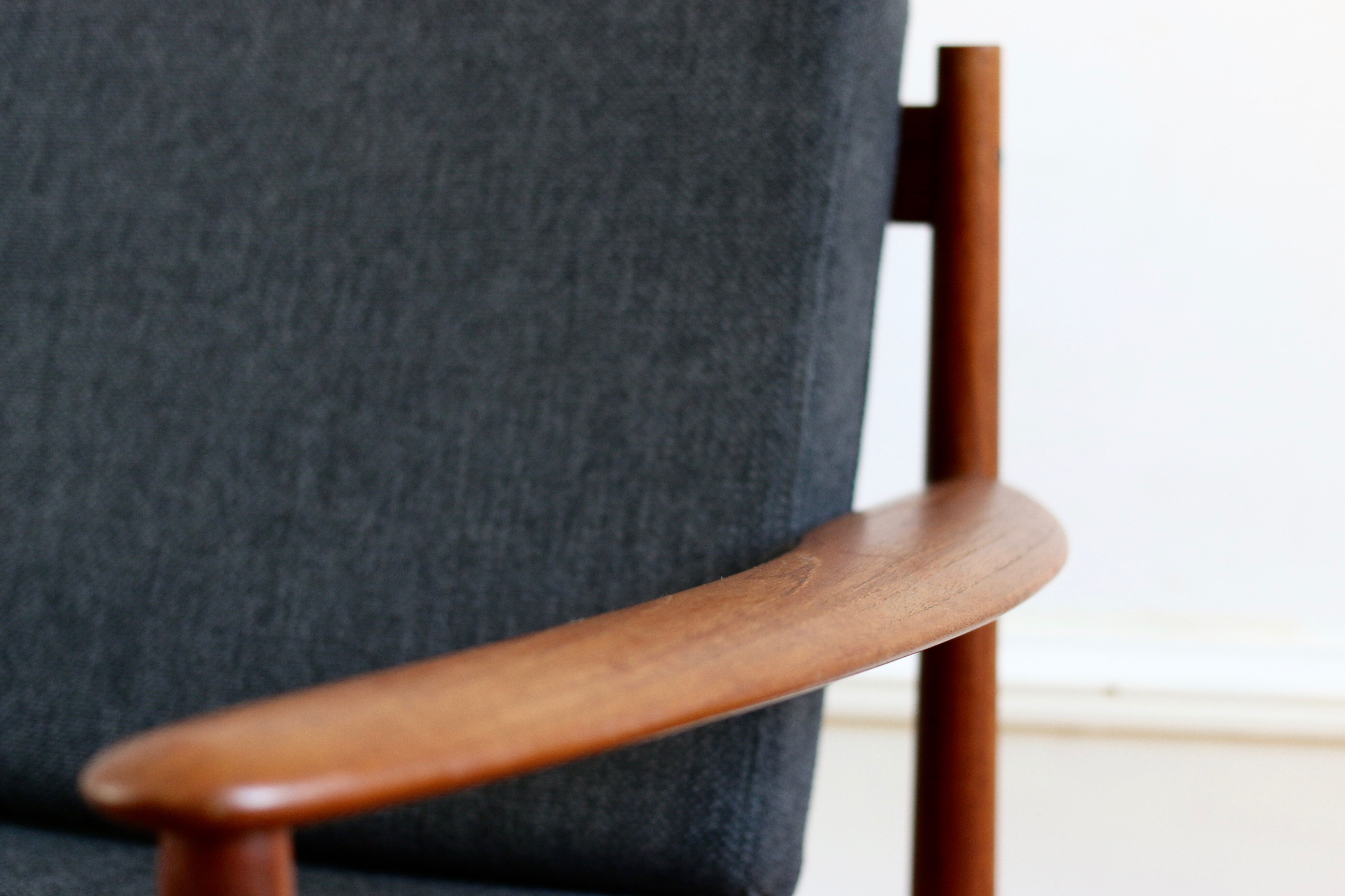 Scandinavian armchair Grete Jalk teak