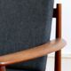 Fauteuil scandinave en teck Grete Jalk