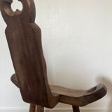 Brutalist tripod chair