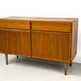 Buffet danois en teck avec tiroirs d'Omann Jun, 1970s