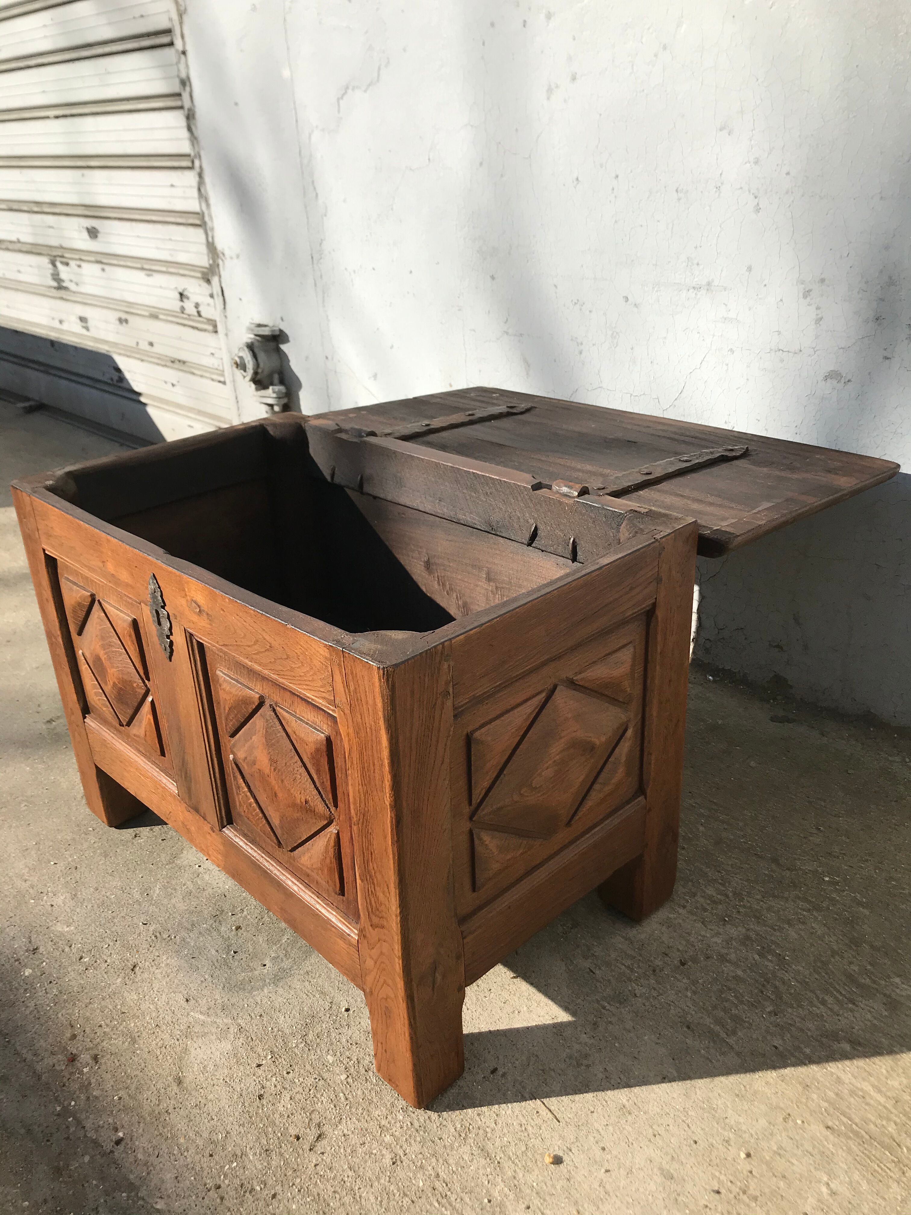 Wooden box, regional work