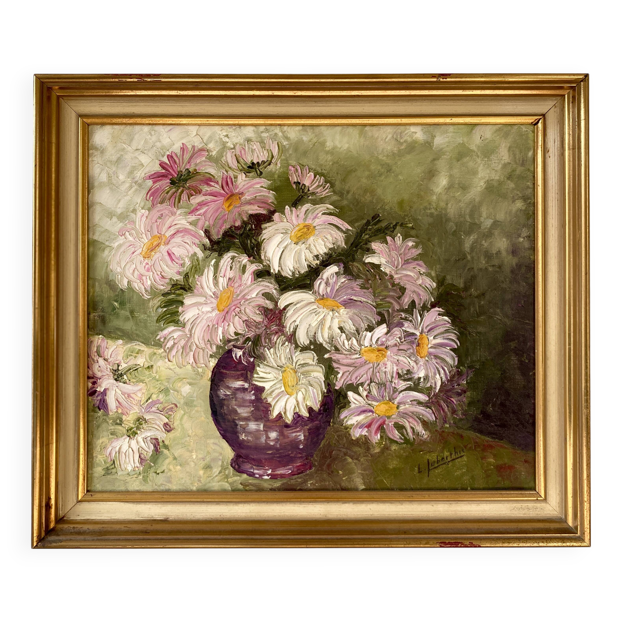 Oil on canvas signed