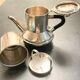 Christian Dior teapot "selfish" silver metal