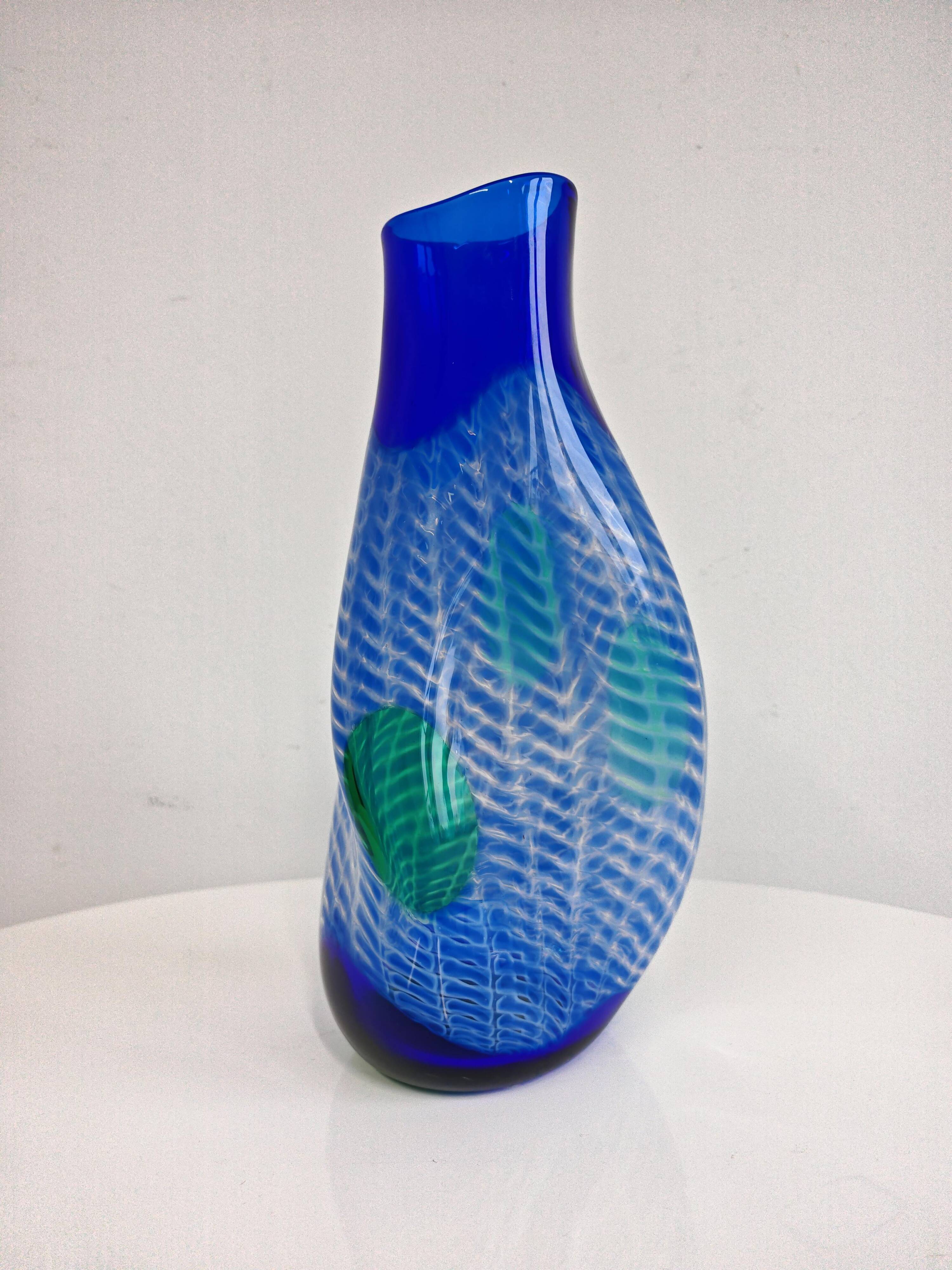 Murano glass vase by Archimede Seguso, limited edition.