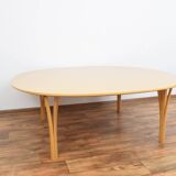 Vintage Table by Bruno Mathsson for Fritz Hansen, 1980s.