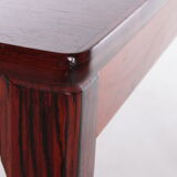 Square Danish designer Rosewood coffee table, 1970s
