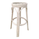 Vintage 70s Rattan Bar Stool