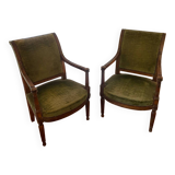2 antique armchairs
