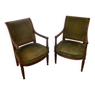 2 antique armchairs