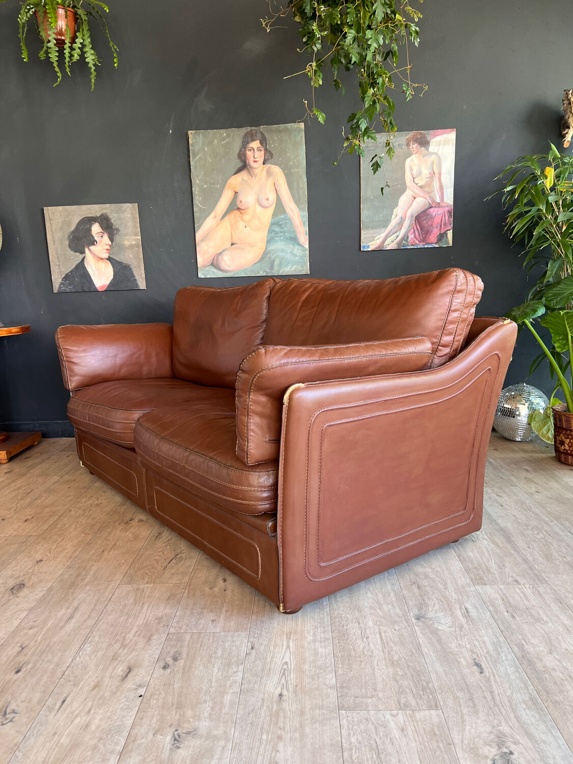Leather couch