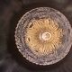 Vintage round glass wall or ceiling light globe