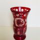 Vase en verre de Bohême