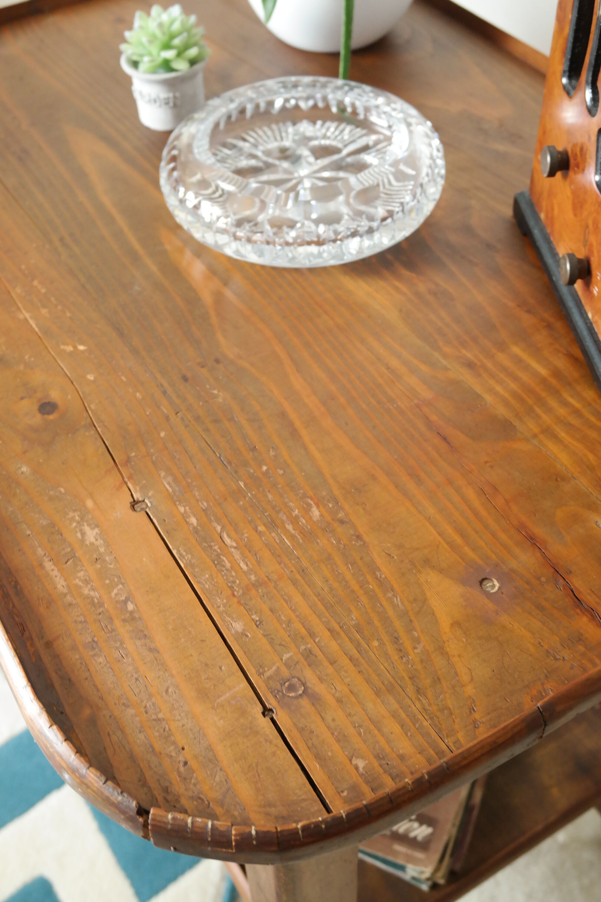 Vintage wooden side table