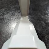 Old white porcelain wall lamp art deco bathroom 1930 opaline tulip 1930