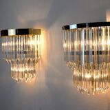 Venini wall lamp duo, Italy, 1970