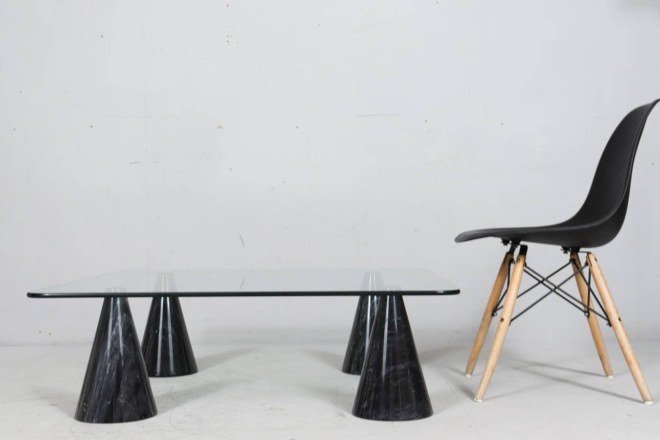 Massimo/Lella Vignelli. In the style of. Coffee table, marble, Italy, 1980s.