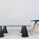 Massimo/Lella Vignelli. Dans le style de. Table basse, marbre, Italie, années 1980.