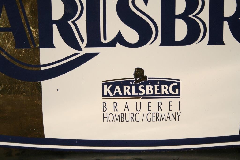 Beer Karlsbraeu sign