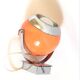 Eye ball wall lamp Space Age orange 60s