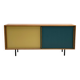 Belgium oak customized sideboard from 1960's