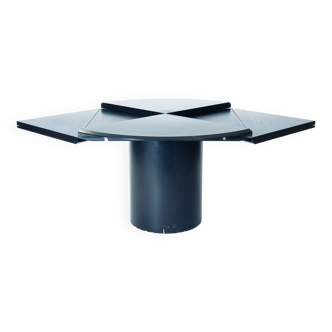 Black quadrondo table by Erwin Nagel by Rosenthal