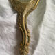 Patinated wooden Florentine hand mirror