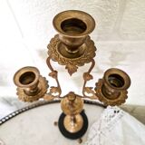 Pair of old XlX th century Napoleon III style candlesticks