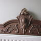 Old pediment in oak
