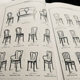 3 Fischel bistro chairs model No.98 from 1915