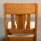 Dutch Art Deco Amsterdam School Dining Chairs in Oak and light Fabric