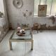 Brass chrome coffee table