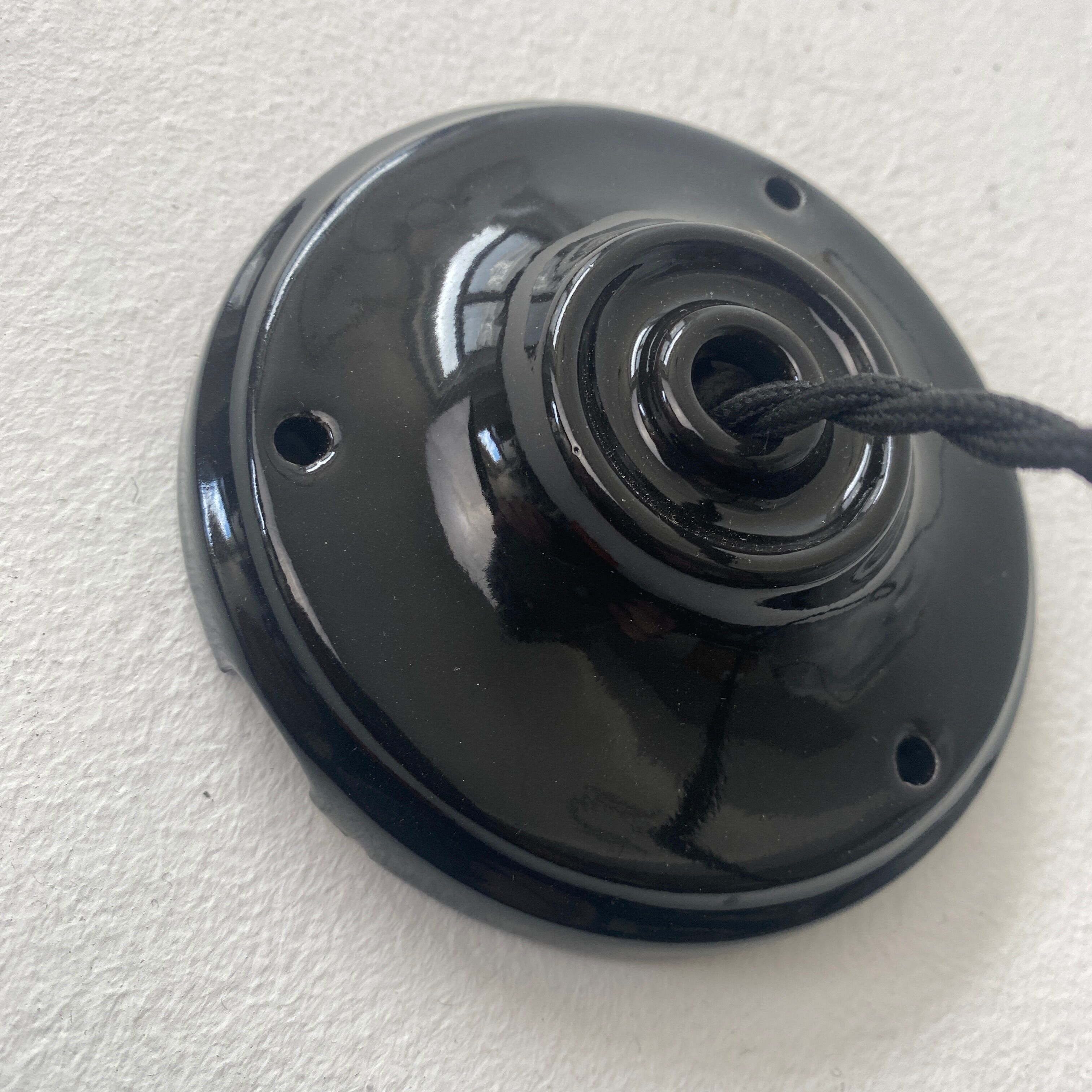 Lot 3 old glass suspensions from vintage clichy