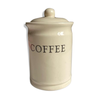 Porcelain coffee jar
