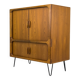 Danish Teak Hi-Fi Sideboard with Tambour Doors from Dyrlund, 1970s