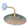 Coudé wall lamp with an old cut glass lampshade - tableware collection