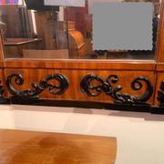 Miroir Empire, Acajou, Décor Sculpté Ébène, Sud de l'Allemagne, vers 1810
