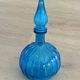 Vintage Empoli Glass Decanter with Stopper, Italy, 1960s